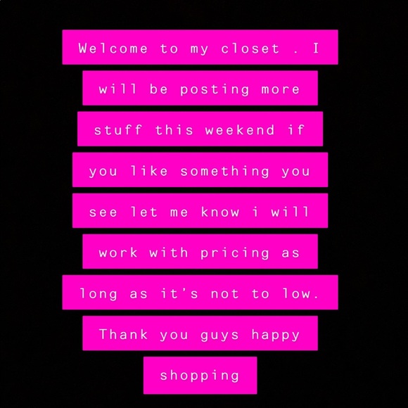 Welcome to my closet !! - Picture 1 of 1